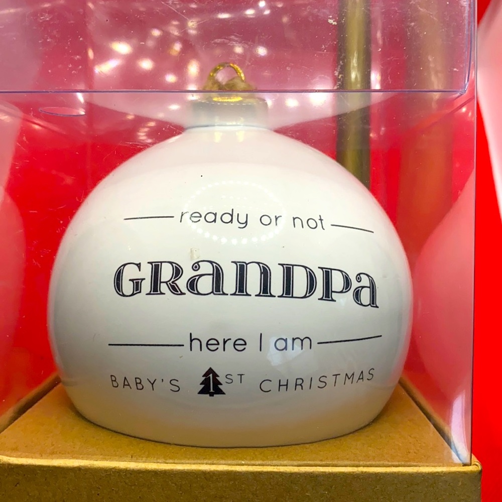 🎄GRANDPA/ BABY’S 1st Christmas Ornament!!!